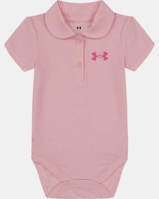 Infant Girls' UA Short Sleeve Polo Bodysuit